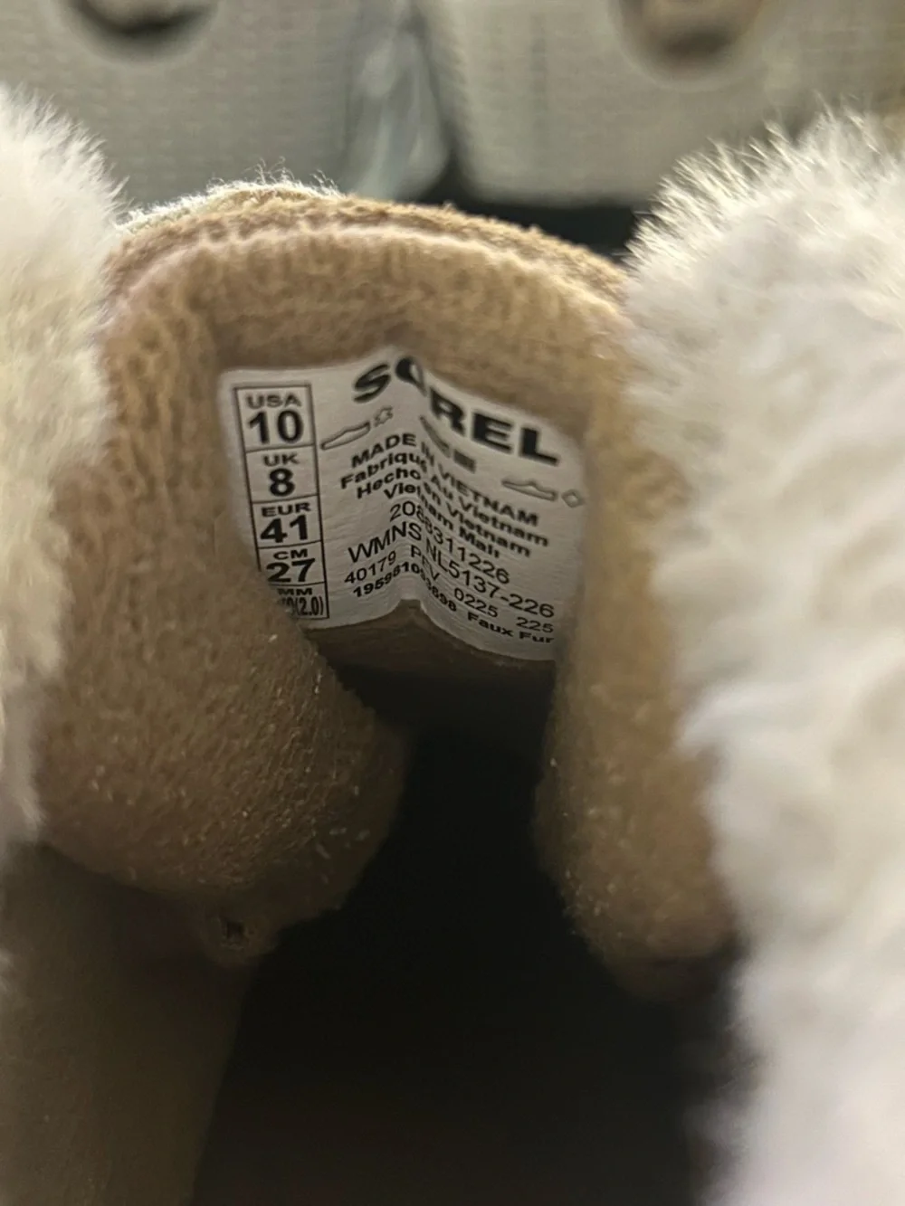Sorel Taupe Suede Faux-Shearling Lace-Up Winter Boots - Picture 5 of 7